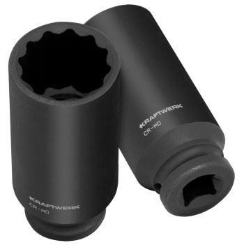 KRAFTWERK CHAVE DE CAIXA IMPACTO LONGA 1/2" 12 PTS PRO LINE 33MM