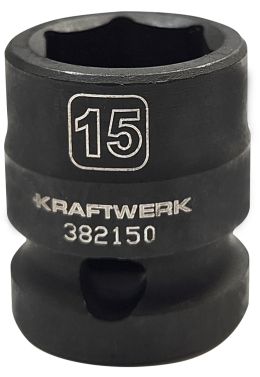 KRAFTWERK CHAVE DE CAIXA IMPACTO CURTA 1/2" PRO LINE 15MM