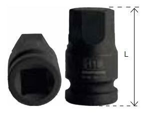 KRAFTWERK CHAVE DE CAIXA IMPACTO 1/2" BIT HEX PRO LINE 19MM