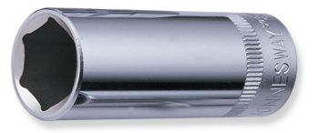 JONNESWAY CHAVE CAIXA SEXTAVADA 3/8" LONGA DE 17MM